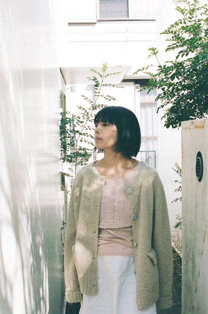 トップス yuki fujisawa PocketLOVELetterCardigan Pocket LOVE Letter Cardigan / WHISPER - YUKI FUJISAWA online
