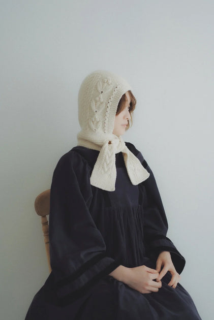 yuki fujisawa Knit scarf マフラー NAVY 泊 新品定価¥47300
