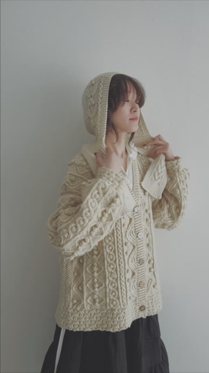 Knit cap / WHITE - YUKI FUJISAWA online store